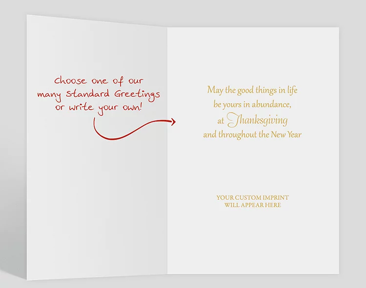 Cornucopia Holiday Card Cornucopia Holiday Card