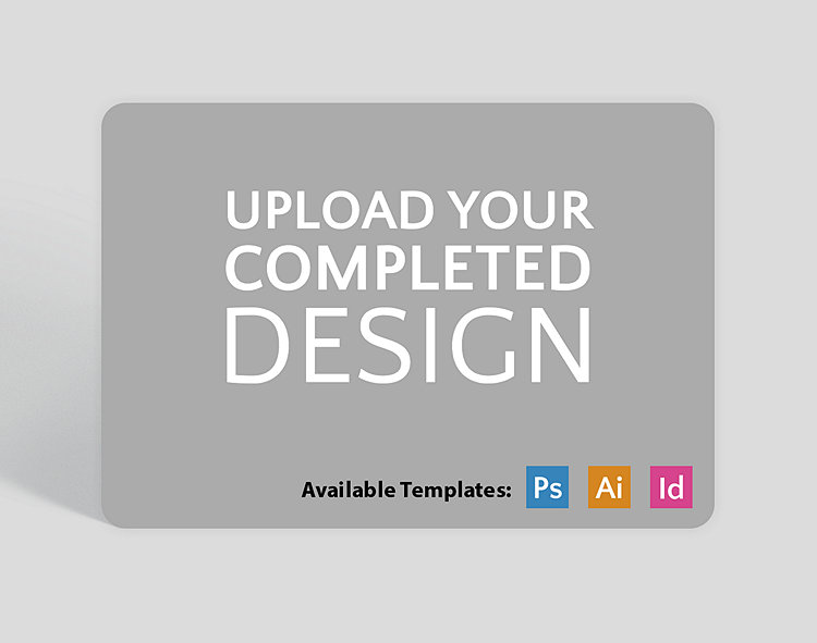 Upload Your Completed Design Horizontal Matte Card - Greeting Cards