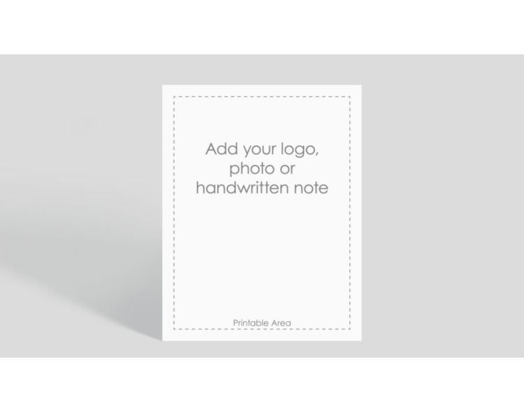 White Border Vertical Matte Card - Greeting Cards