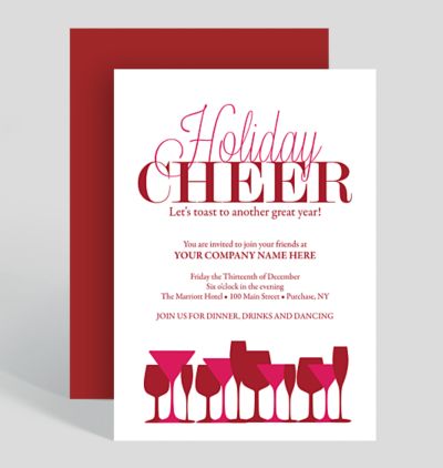 Celebrate With Us Corporate Party Invitation, 1025675 - Business ...